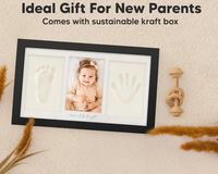 Thumbnail for Baby Footprint & Handprint Keepsake Frame – NZ DIY Clay Kit