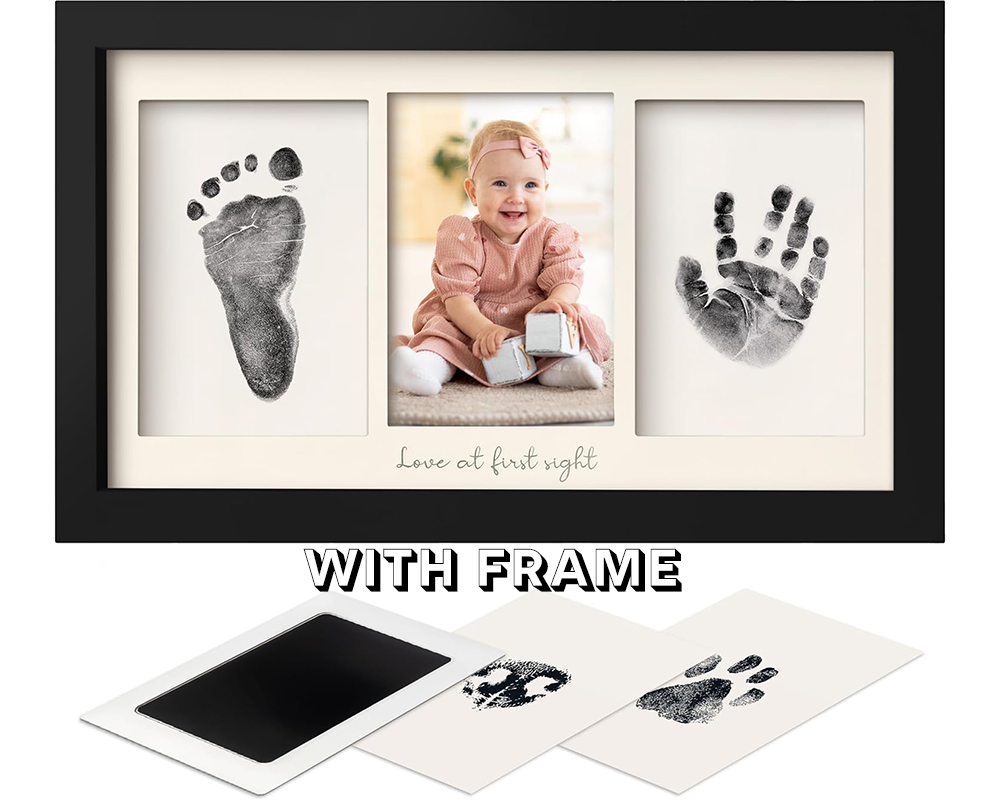 Baby Foot Print With Frame