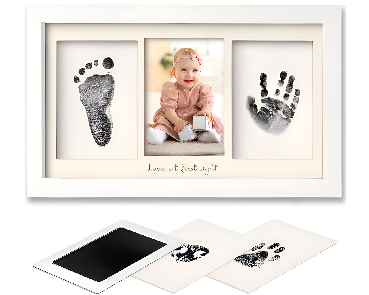 Mess-free ink pad for hand and foot prints