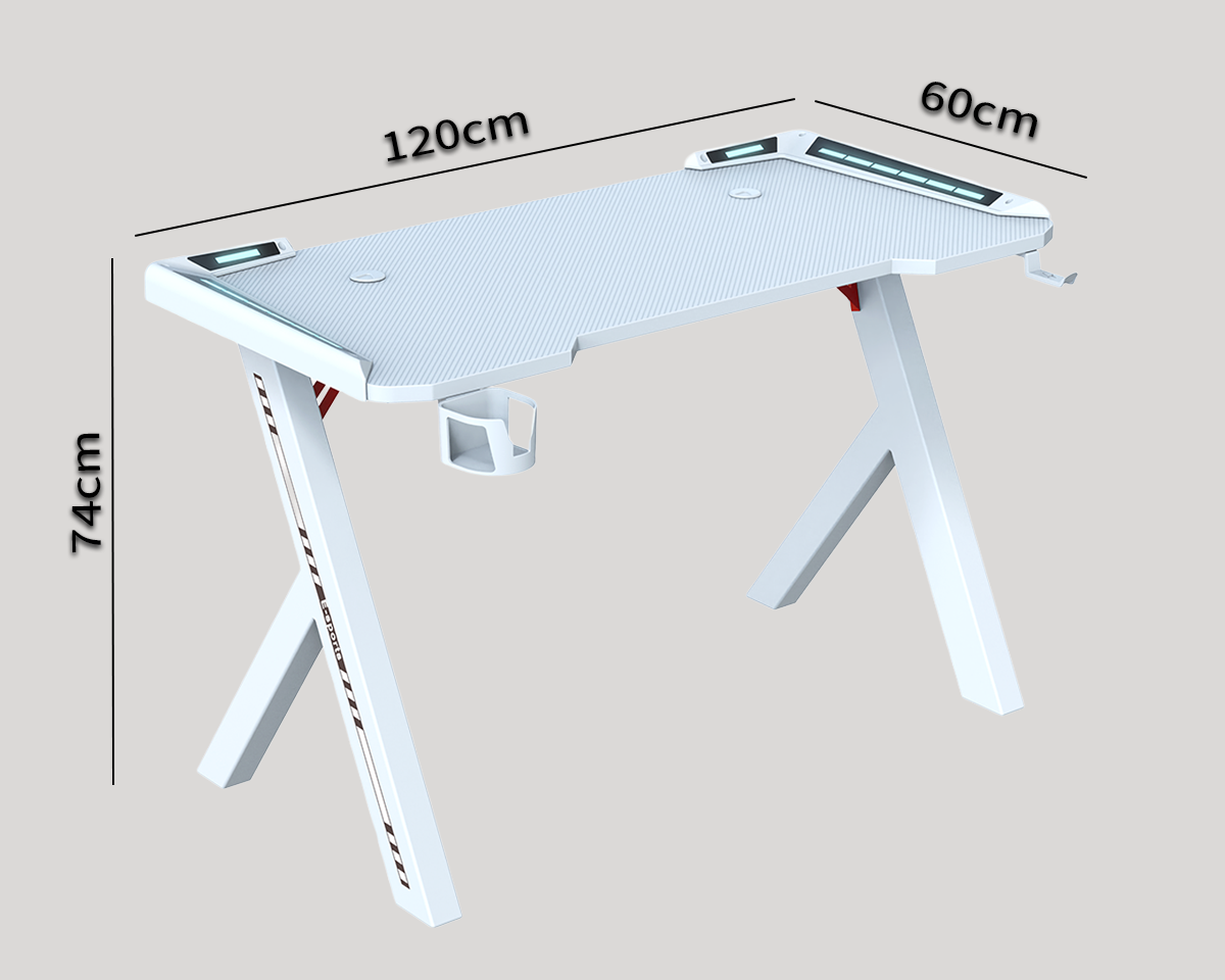 Gaming desk used in gaming room setup