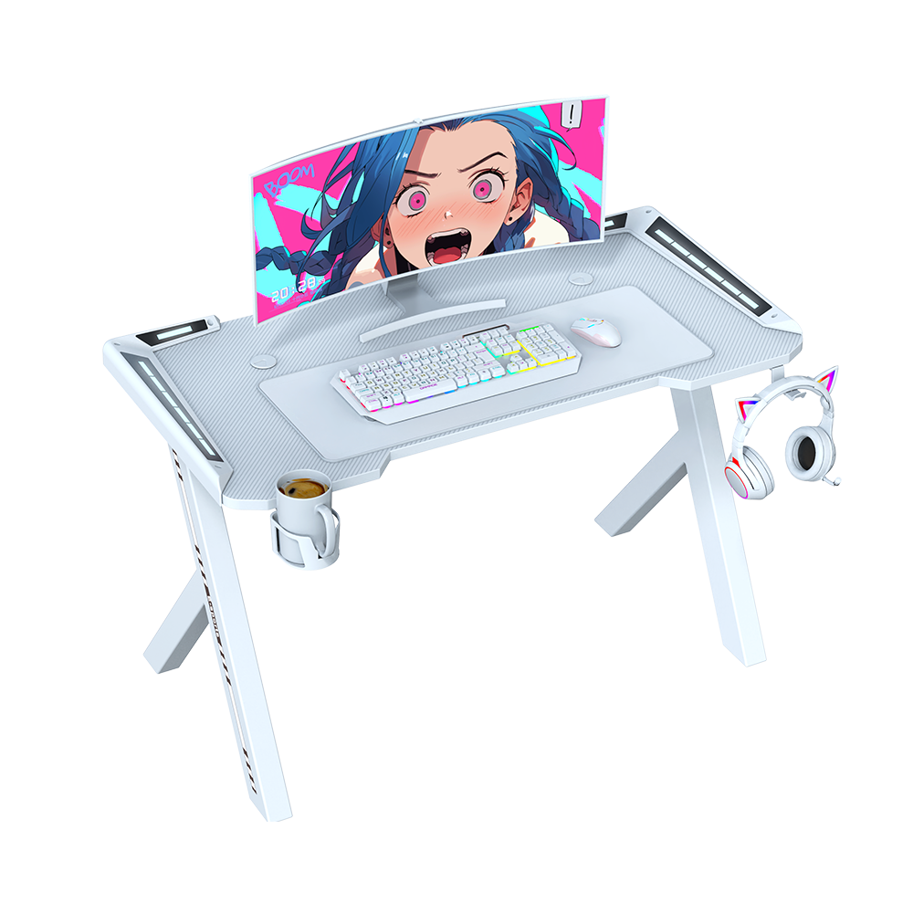 Gaming desk used in gaming room setup