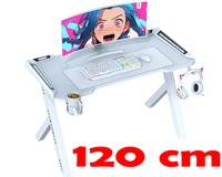 Thumbnail for Gaming Desk with RGB LED Lights