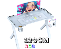 Thumbnail for Gaming Desk with RGB LED Lights