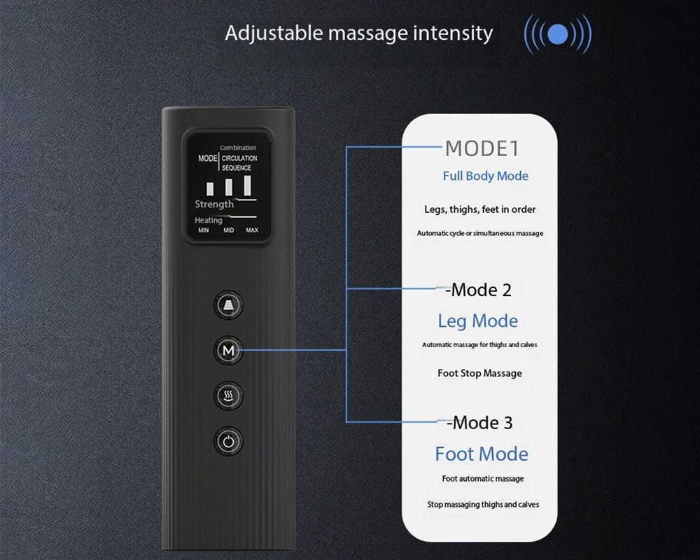 Air Compression Full Leg Massager