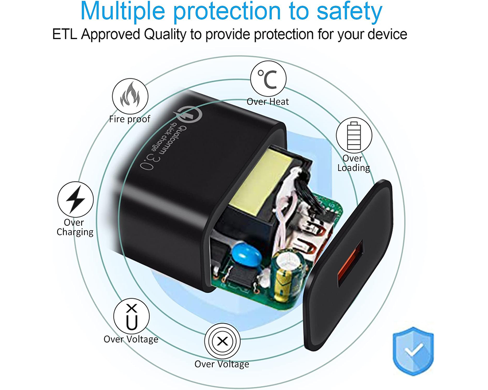 USB C Wall Charger 18W – Fast Charging USB C Wall Charger for Samsung