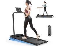 Thumbnail for Space saving treadmill