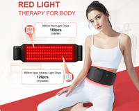 Thumbnail for 5 Light Levels Infrared Light Heat Therapy Belt Wrap