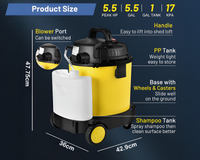 Thumbnail for Carpet Cleaner Machine 5-in-1 Carpet Cleaner Machine for Home