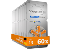 Thumbnail for Power One P13 Hearing Aid Battery – 60 PCS