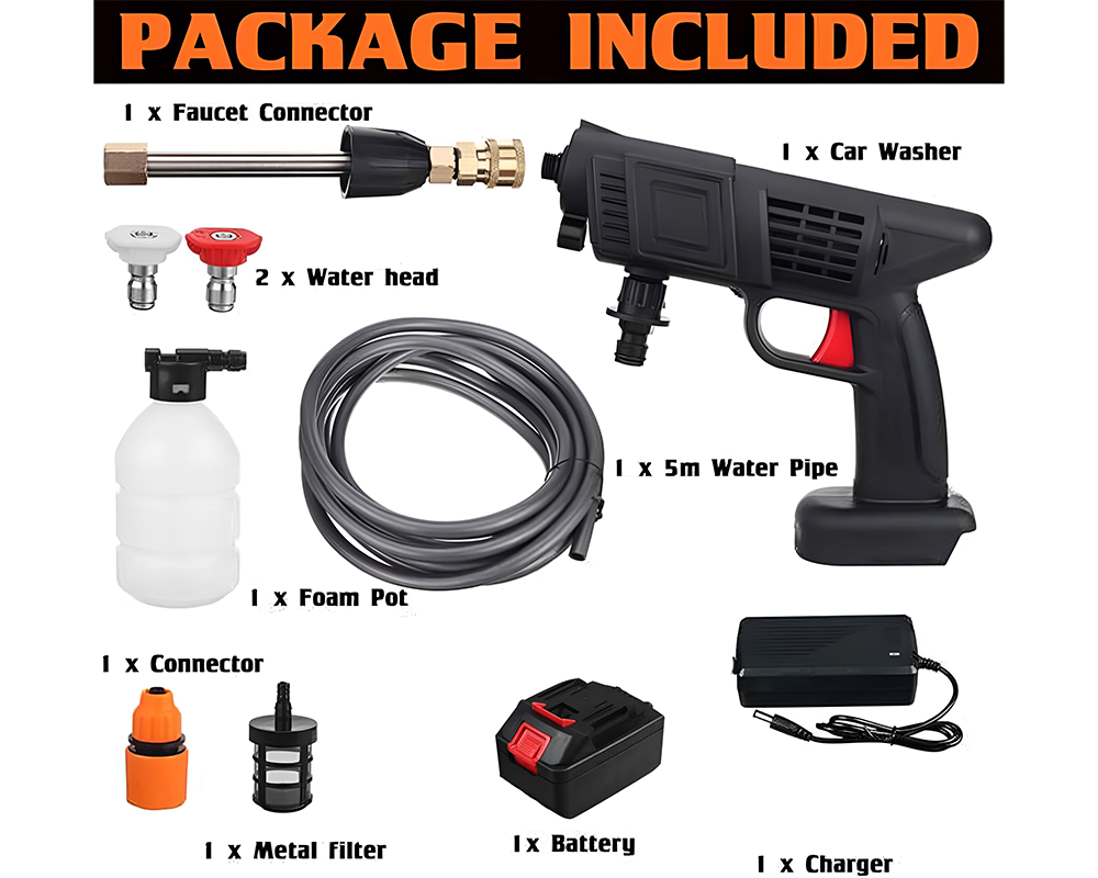 Car Washer Pressure Washer Kit