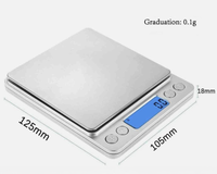 Thumbnail for Digital Scales Digital Kitchen Scale Toprime 500g 0.01g High Precision