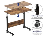Thumbnail for Adjustable Laptop Desk Stand with Wheels