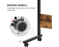 Thumbnail for Adjustable Laptop Desk Stand with Wheels