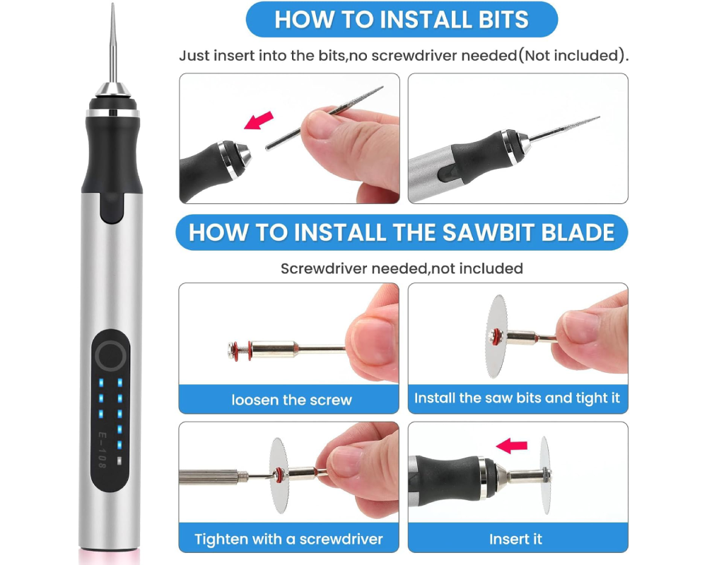 Electric Engraving Pen Kit