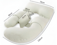 Thumbnail for Pregnancy Pillow U-Shape Full Body Pillow