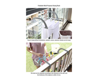 Thumbnail for 6PK Airer 6 Rails Door Hanging Laundry Dry Rack Clothes Hanger Stand
