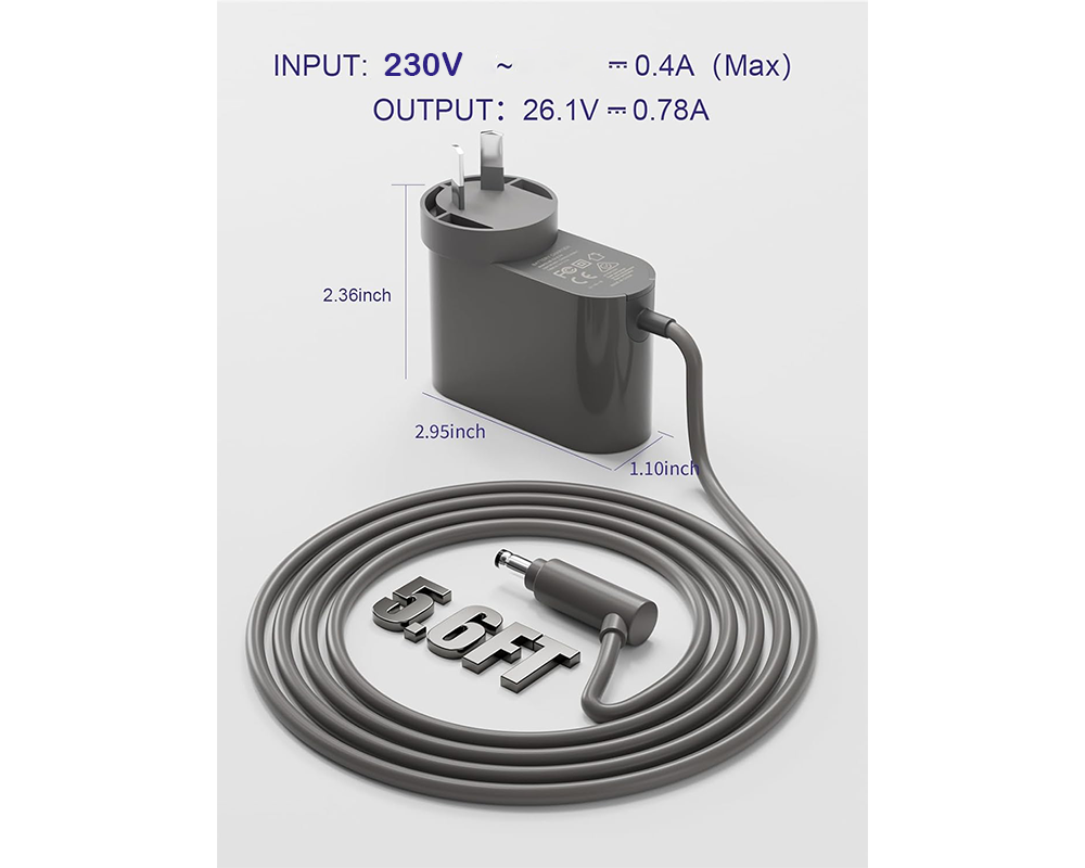 Charger for Dyson V6, V7, V8, DC59, DC58, DC61, DC62 AU NZ Plug