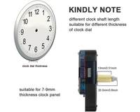 Thumbnail for Wall Clock Quartz Movement Mechanism Repair Tools Kit