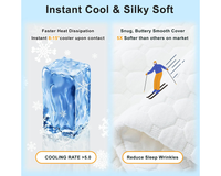 Thumbnail for Side Sleeper Pillow – Curved Memory Foam Adjustable Cooling Pillow for Neck & Shoulder Pain Relief