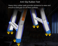 Thumbnail for 4M Multipurpose Telescopic Foldable Ladder with Platform