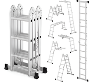 Thumbnail for portable folding ladder