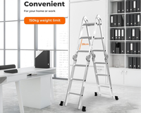 Thumbnail for Telescopic ladder Extension Ladder 3.6M