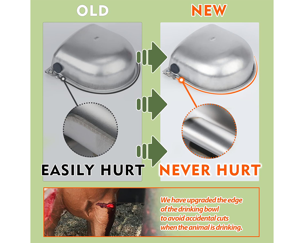 Automatic Drinking Bowl Water Trough Bowl