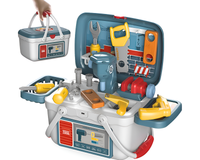 Thumbnail for Carpenter Toy Tool Set compact storage mode