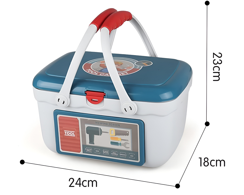 Carpenter Toy Tool Set 26pcs Carpenter Toy Tool Set with Mini Workbench for Kids