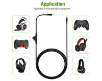 Thumbnail for Audio Cable Cord Volume Control for Astro A10 A30 A40 Gaming Headset