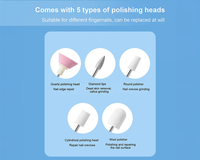 Thumbnail for Electric Nail File Drill Manicure Set Rechargeable