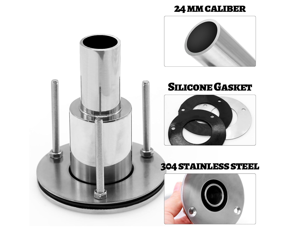Thru Hull Exhaust Skin Fitting Tube Pipe Air-Diesel Heater