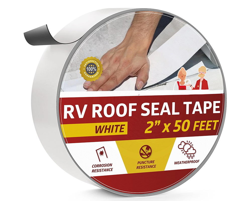 Close-up of tape texture and thickness