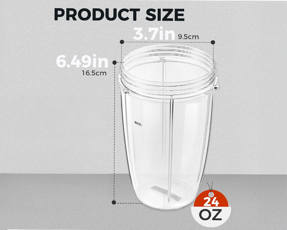 24Oz Nutri Bullet Juicer Cup Replacement Mug NutriBullet 710ml