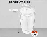 Thumbnail for 24Oz Nutri Bullet Juicer Cup Replacement Mug NutriBullet 710ml