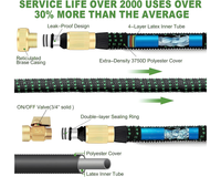 Thumbnail for Expandable Flexible Garden Hose Spray Nozzle 30M