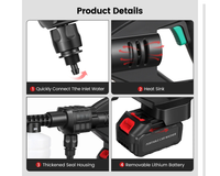 Thumbnail for High Pressure Washer Gun Rechargeable