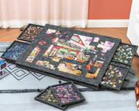 Thumbnail for Puzzle Table Craft Board Game Table Jigsaw Game Table
