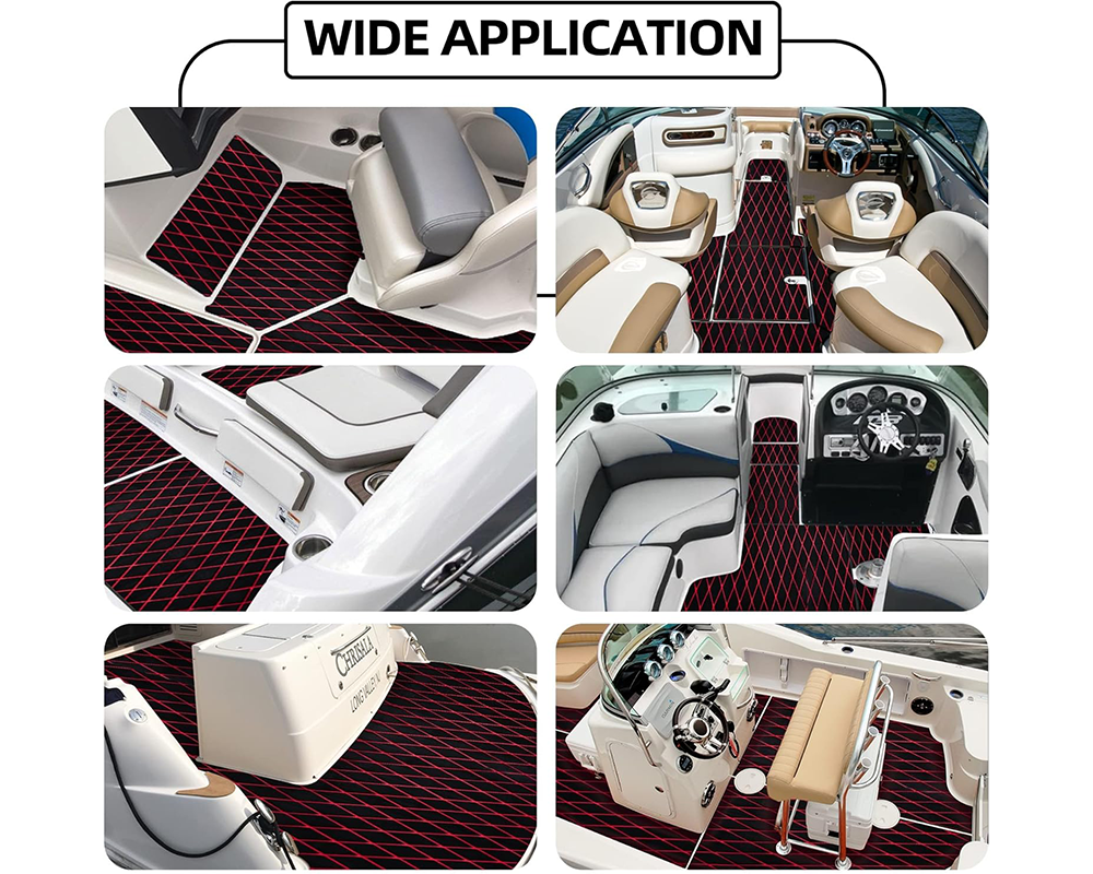 Marine Carpet Teak Boat Flooring Mat