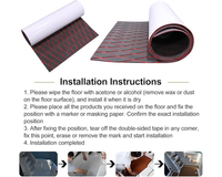 Thumbnail for Marine Carpet Teak Boat Flooring Mat