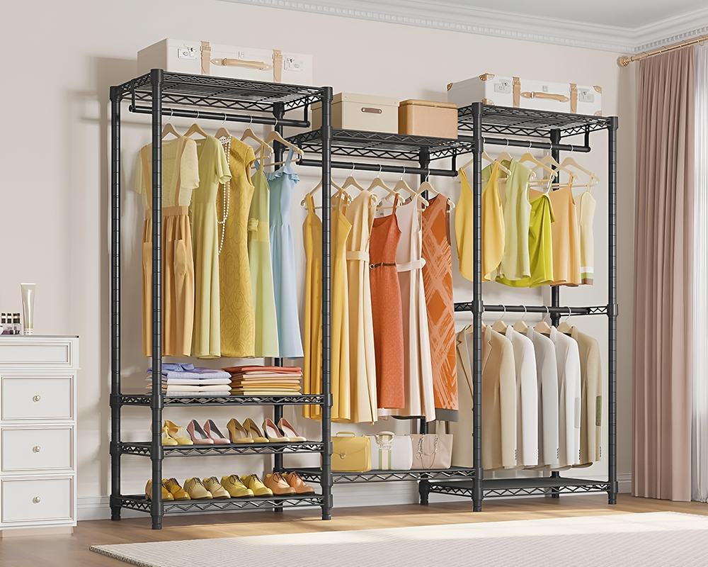 Portable Clothes Rack Wardrobe Organizer