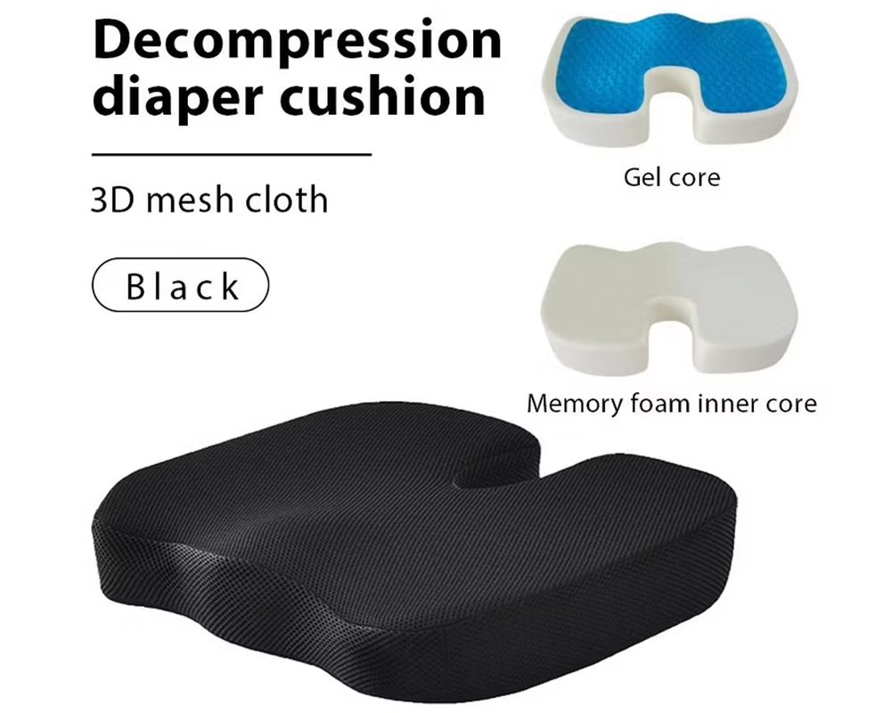 Seat Cushion for Office Chair Memory Foam Seat Cushion for Office Chair Ergonomic Support