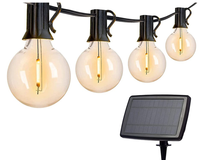Thumbnail for Solar Powered Festoon String Lights 15m with 50 Bulbs