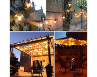 Thumbnail for Solar Powered Festoon String Lights 15m with 50 Bulbs