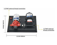 Thumbnail for RV Marine Pressure Pump 55PSI 12V
