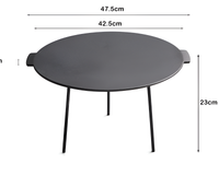 Thumbnail for Outdoor Camping Barbecue Rack Cast Iron Grill Pan