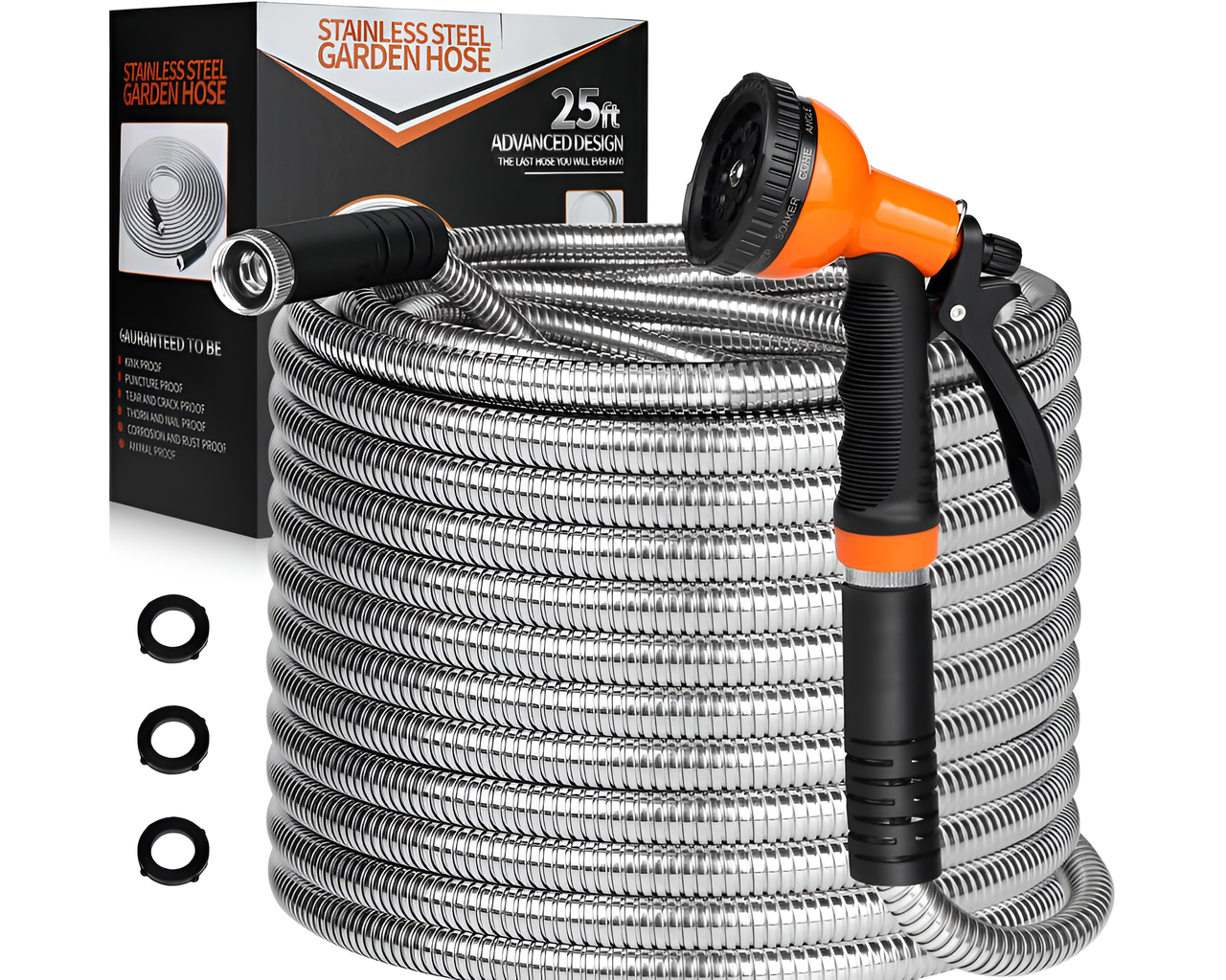 Metal 22M Garden Hose Outdoor