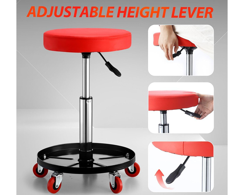 Swivel work chair with adjustable height 45 to 60 cm