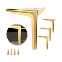 Thumbnail for Metal furniture legs installed on cabinet base