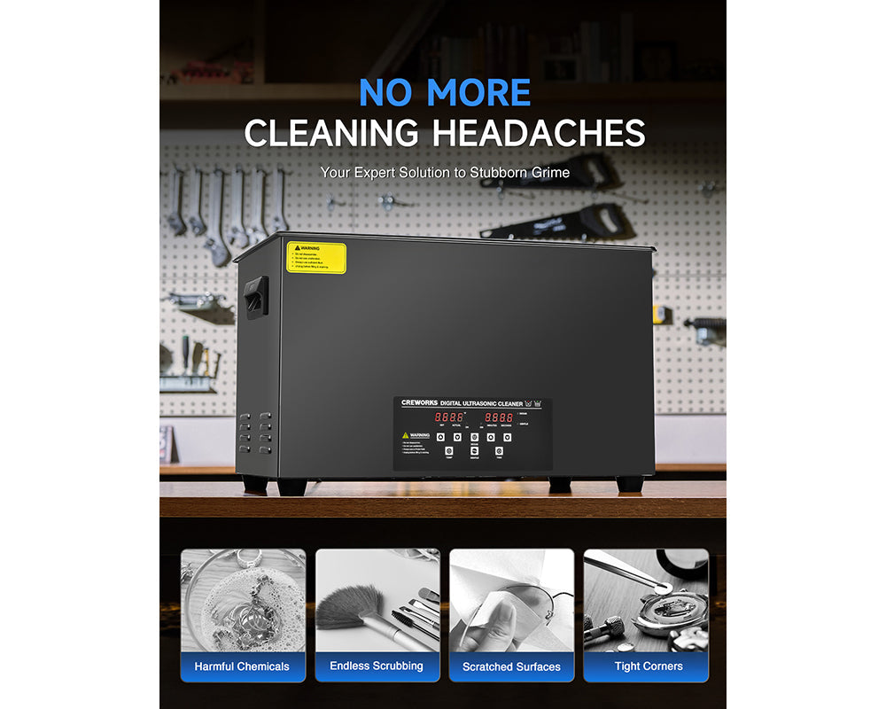 30L Ultrasonic Cleaner with Timer Heating Machine Digital Sonic Cleaner